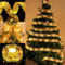 KOIROI Weihnachtsband Lichter, 500cm 50 LED Glänzende Lichterketten, Weihnachtsbaum Beleuchtung, Christmas Tree Lights, Band für Innen Außen