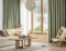 Bishilin Vorhänge Blickdicht mit Ösen 2 Set 86x115CM, Verdunklungsvorhänge Modern Einfach, Matcha Grün Gardinen Verdunkelnd Wohnzimmer Jugendzimmer Schlafzimmer