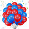 30 pcs Kindergeburtstag deko Ballon luftballon Superheld geburtstag | Spiderman Avengers geburtstagsdeko jungen, Happy Birthday Dekoration Luftballons