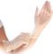 FRANZ MENSCH 1000 Stück Hygonorm Vinylhandschuhe Ideal Fit | puderfrei, transparent, 8/M, L: 24cm, Karton, Einmalhandschuhe, Einweg- Handschuhe, latexfrei, Vinylhandschuhe