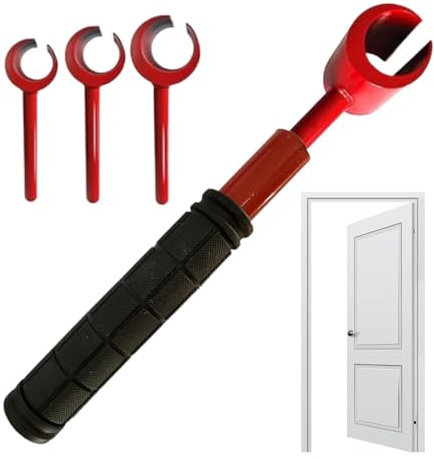 Türspreizschlüssel, Türscharnierschlüssel, Türscharnier-Abstands-Einstellschlüssel, Türscharnier-Reparaturschlüssel, Scharnierreparaturwerkzeug, robust und pol