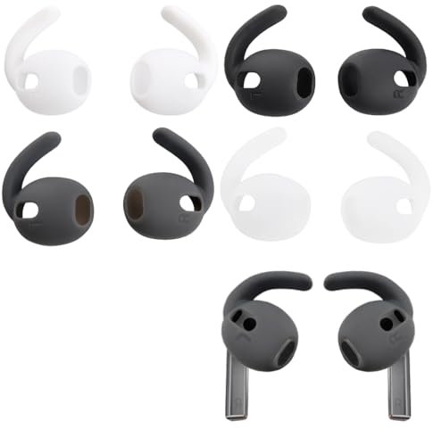 LQIOACU 4 Paires Bouchons d'oreille en silicone pour Gala xy Buds3, SM-R50, Ne conviennent pas à l'étui de chargement