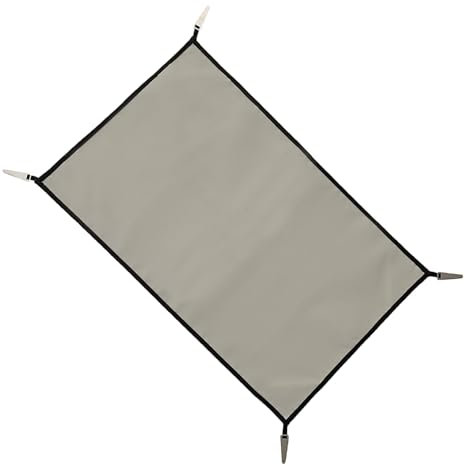 Fazvncv Feuerfeste Camping-Matten, leichte Heizmatten für sicheres Kochen und Schutz des Bodens