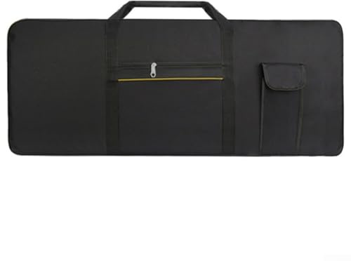 EasyByMall Electronic Keyboard Carrying Case for 61 Keys, Waterproof for Protection and Convenient Pockets