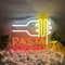 Tenedor de pasta, letrero de neón, comida, luz de neón, restaurante italiano, fideo, luz LED, cocina, restaurante, tienda de comestibles, snackbar, ventana de pared, decoración abierta, logotipo