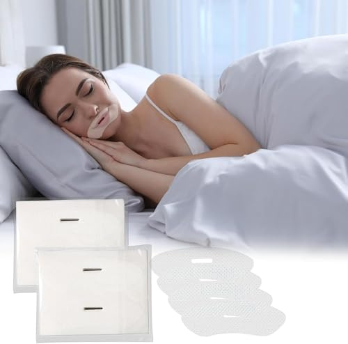 120 Stück Mundpflaster gegen Schnarchen - Mouth Tape for sleeping, Set Anti Schnarch Pflaster - Atmungsaktives Nicht Gewebtes, Mundpflaster schlafen für Besser Schlafen und Atmen