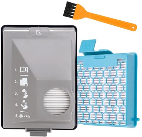 Kit de filtres compatibles avec Miele Boost CX1 HEPA et filtre à poussière fine, kit de filtres de rechange avec SF-HY 60 & CX-FSF, accessoires d'aspirateur pour une meilleure performance d'aspiration