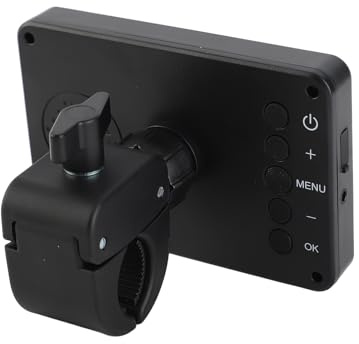 Handlebar Bike Mirror Bike Rear View Camera with 4.3HD 1080P Monitor 110° Wide Angle View Rotatable Bracket 5000mAh Battery Easy to Install for Cycling