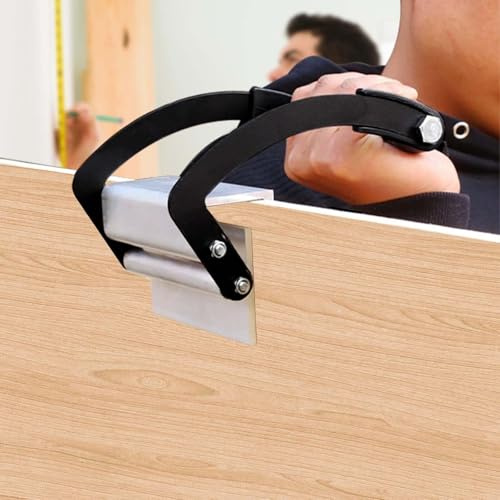 EVERGOODS Panel Carrier Gripper 2–25mm, 50kg Capacity Board Lifter Handle Tool for Drywall, Plywood, Plasterboard & Sheet Materials