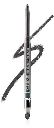 Clinique Quickliner For Eyes Eyeliner Pencil | Water Resistant, Smudge Resistant + Safe For Sensitive Eyes, Slate, 1 Count