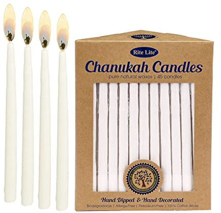Rite Lite Vegetable Wax Chanukah Candles