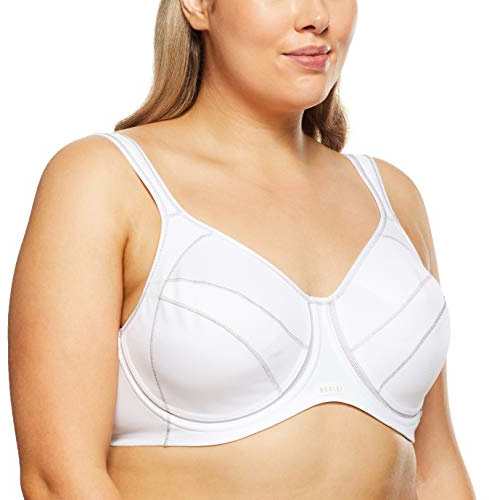 Berlei Women's Full Support Underwired Everyday Bras, White, 34F UK