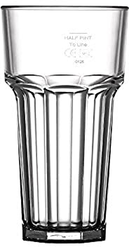 Polycarbonate American Hi Ball Glasses 340ml CE Marked at 285ml 12oz / 340ml. CE Marked at 285ml. Pack quantity: 36