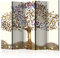 RAUMTEILER/PARAVENT B&D XXL - Paravent Raumteiler Innen Baum 225x172 cm 5-teilig Einseitig Raumtrenner Trennwand Holz Room Divider Spanische Wand Raum Abtrennung beige braun l-A-0002-z-c