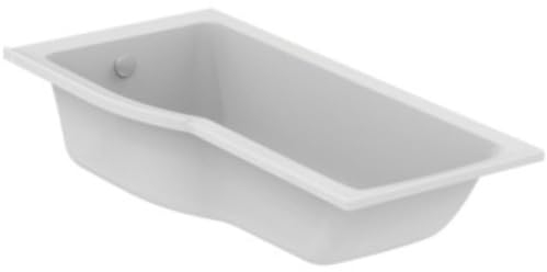 Ideal Standard Baignoire pour Bain/Douche 170 x 80 asymétrique Connect Air Gauche Blanc