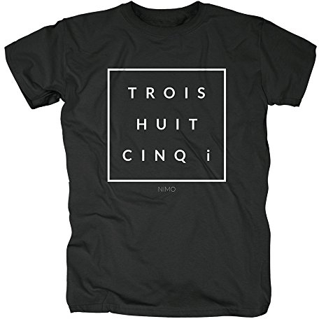 Nimo T-Shirt Trois Huit Cinq i schwarz (XL)