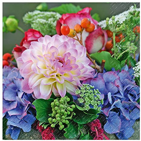 STEWO INTERNATI Servietten 20 St.FSCMix 33x33cm, Vivienne lila