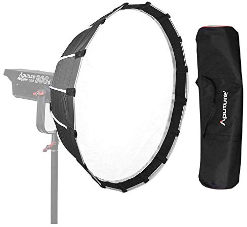 Aputure Light Dome mini II (21.6 ) Studio compatto di dimensioni compatte Riflessione parabolica Softbox Bowens Montaggio per Aputure LS COB 120T/120D/120D II/300D II/300X Luce video LED
