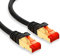 HUANGTAOLI 1 Metri Cavo Ethernet Cat 6 Connettori RJ45 Patch Alta velocità S/STP 10 Gbps