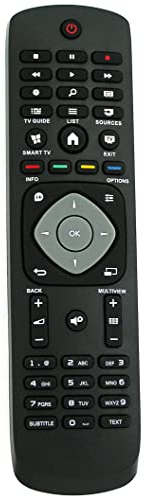 Ersatz Fernbedienung for Philips TV 40PFK5709/12 40PFK6300/12 40PFK6409/12 40PFK6509/12 40PFK6609/12 40PFK6719/12