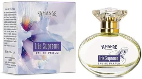L'AMANDE - Profumo Donna Fresco e Fiorito con Note di Gelsomino, Profumo Donna dai Profumi Legnosi, Muschiati e Talcati, Eau de Parfum Sentori Delicati e Naturali - Iris Supremo, 50 ml
