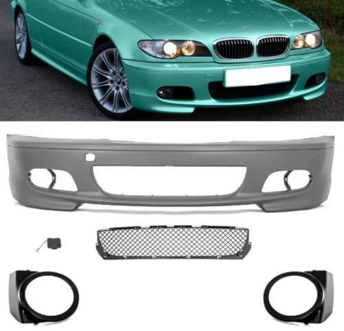 DM Autoteile 1208 COUPE CABRIO Sport Stoßstange vorne kompatibel für ALLE BMW 3er E46 nicht M3 M-Paket