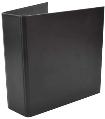 TARIFOLD 2-Ring Binder for DVD Storage CD Storage and Blu-ray Storage Black 4/PK (10284-4)