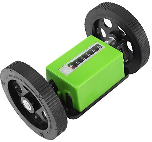 1 Stück JM316 Rollentyp Yard Counter Mechanische Länge Counter Meter Counter Rolling Wheel Green