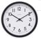 Acctim Elstow 22843 Wall Clock in Soot Black