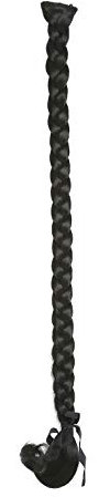 WIG ME UP - SA101-1B Geflochtener Zopf Flechtzopf mit Clip lang 50cm Schwarz