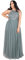 Maya Deluxe Women's Ladies Bridesmaid Maxi Dress Halter Neck Sequin Embellished Prom Graduation Wedding, Misty Green, 18