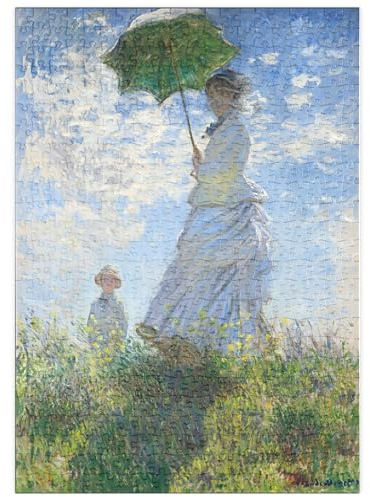 MyPuzzle Woman with a Parasol, Madame Monet and Her Son (1875) by Claude Monet - Premium 500 Teile Puzzle - MyPuzzle Sonderkollektion von Æpyornis