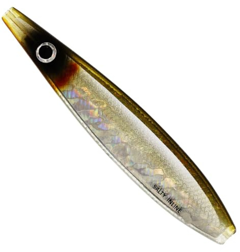 Westin Salty Inline Blinker 9cm 22g - Durchlaufblinker, Farbe:Olive Ayu