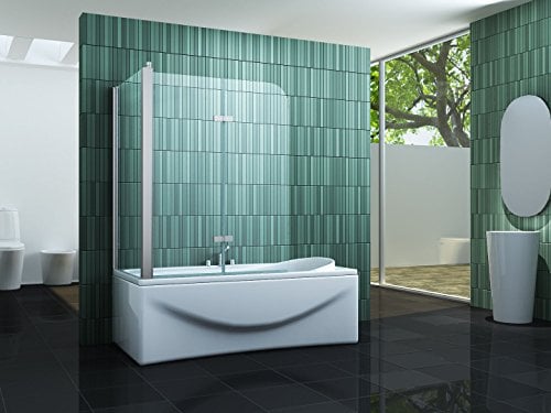 Eck-Duschtrennwand PERINTO 75 (Badewanne)