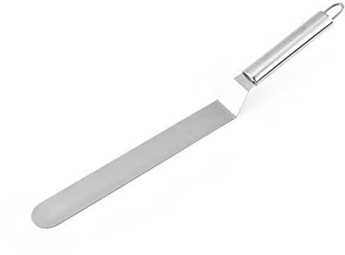 Spatule coudée en acier inoxydable pour glaçage de gâteau, outil de glaçage pour cupcakes, glaçage, pâtisseries