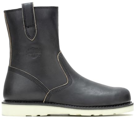 Harley-Davidson Calzature Uomo Aldredge 8 Inch Casual Stivali alla caviglia - Nero, nero, 44 EU