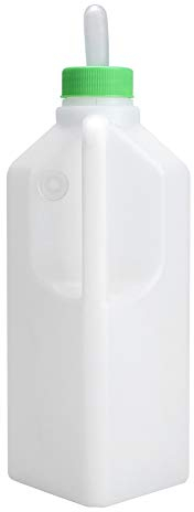 Bouteille d'eau pour Animaux, Ferme Mouton Agneau Veau Alimentation Porte-Lait d'eau pour Allaiter bébé Vaches Blanc 850 ML