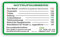 Autocollant numéro d'urgence (RP65/1) (19 cm x 11,5 cm)