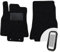 moto-MOLTICO Vorne Fußmatten Auto Velours Autoteppiche Schwarz Automatten Set 2-teilig passend für Mercedes-Benz A-Klasse W169 2004-2012
