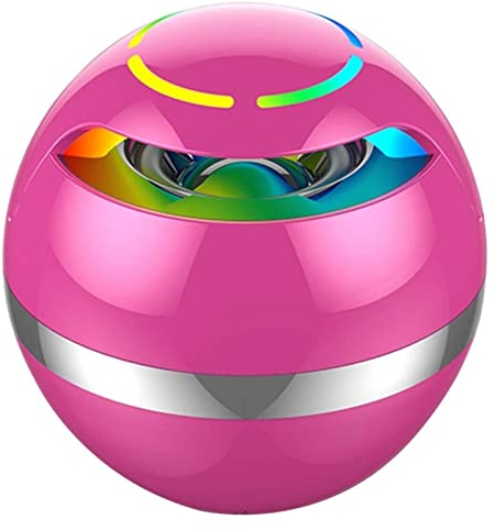 Altavoces Bluetooth inalámbricos portátiles con luz intermitente de colores Mostrar asistente inteligente AI Control de voz Compatible con tarjeta TF Jugar en casa Decoración de oficina Gadgets genial