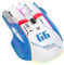 G6 Mouse da Gioco Wireless, Mouse Bluetooth, Connessione a 3 Modalità, Design in Stile Mecha, 12 Tasti, 11 Luci RGB, 5 DPI Regolabili, 4000 FPS, Ergonomia, Compatibile con PC/Mac/Laptop, Bianco.
