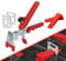 HEQUN Kit Sistema di Livellamento per Piastrelle,400Pz Clip Distanziatori da 2mm, 100Pz Cunei Riutilizzabili, 1 pinza in Plastica per Piastrelle,per Piastrelle, Pavimenti (2 mm)