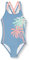 Playshoes UV-Schutz Badeanzug Mädchen Schwimmanzug Badebekleidung, Palmen, 158/164