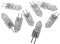 HLELU (R) 12V 20W Ampoule halogene blanche chaude Lampe Bi-Broche Base 8 Pcs