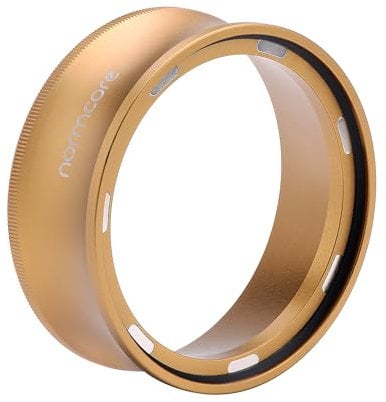 Normcore 54 mm magnetischer Dosiertrichter, Espresso-Dosierring, 29 mm eloxiertes Aluminium mit 6 Neodym-Magneten, passend für Breville Sage 54 mm Filterhalter, Bronze