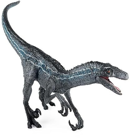 Dinosaurier Figur Spielzeug Jurassic World Dinosaurierfigur Velociraptor,beweglichen Armen Spielzeug zum Sammeln, realistische Dinosaurier Modell Kunststoff Dinosaurier Spielzeug