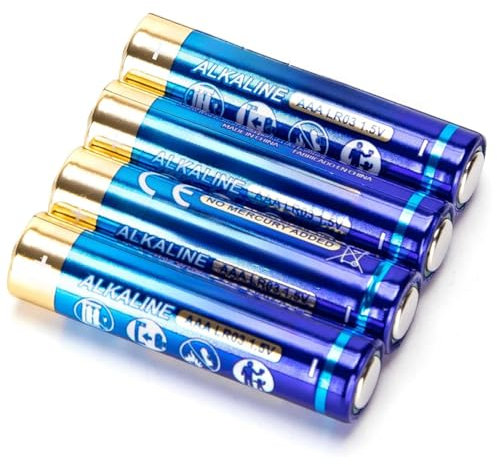 Lot de 4 Piles alcalines LR03 (AAA) 1,5 V