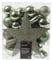 Kaemingk Weihnachtskugeln Kunststoff mit Christbaumstern 33er Set - bruchsichere Christbaumkugeln Weihnachtsbaumkugeln und Christbaumspitze - Christbaumschmuck & Weihnachtsbaumschmuck - Rosmarin
