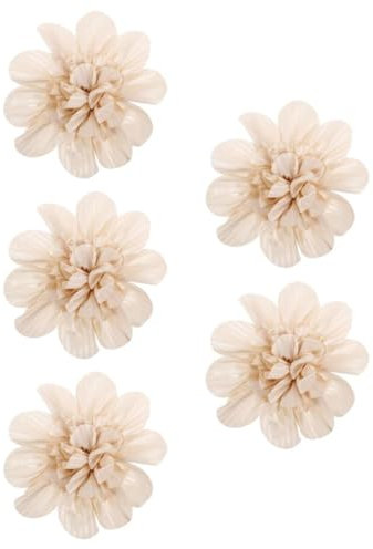 VALICLUD Lot De 5 Grandes Broches En Forme De Fleur Pour Cheveux De Femme Accessoire De Vêtement Polyvalent