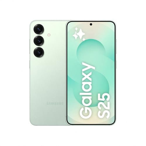Samsung Galaxy S25 AI Smartphone mit Galaxy AI, Ohne Vertrag, Handy mit Android, 12 GB RAM, 128 GB Speicher, 50-MP-Kamera, Mint, 3 Jahre Herstellergarantie [Exklusiv auf Amazon]